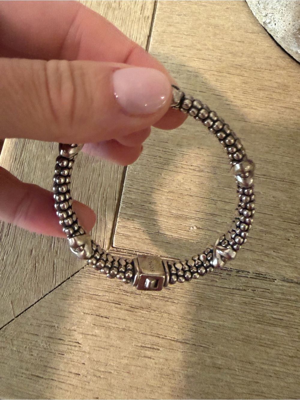 Lagos sterling silver clasp bracelet - Picture 6 of 7